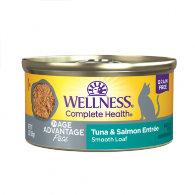 Wellness Complete Health Age Advantage Tuna & Salmon Entrée Wet Cat Food