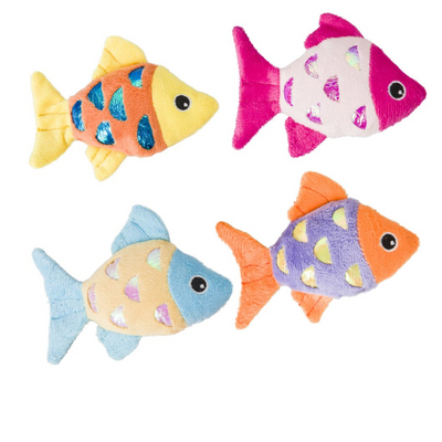 SPOT Shimmer Glimmer Fish Assorted Cat Toy