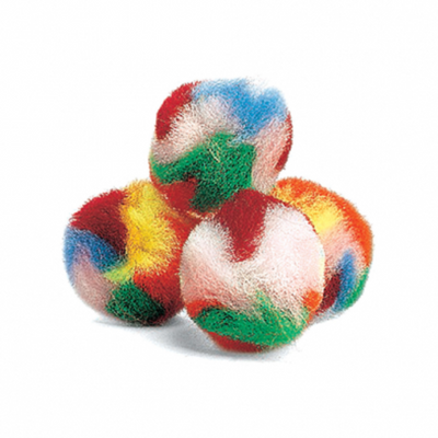 SPOT Kitty Yarn Puffs Assorted Cat Toy