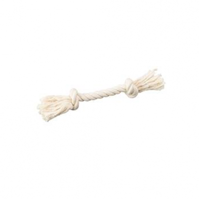 Multipet 2-Knot White Rope 16" X-Large Dog Toy