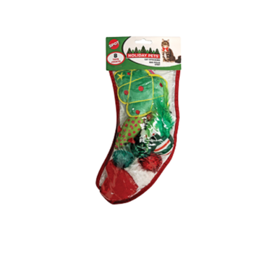SPOT Holiday Stocking Assorted Medium (8 pc) for Cats