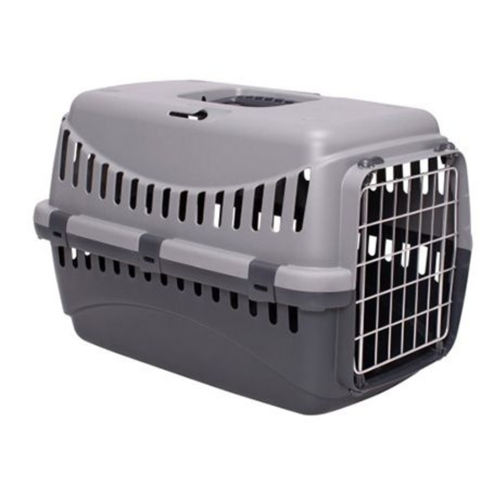 Bergamo Gipsy Metal Door Pet Carrier Light Grey Small