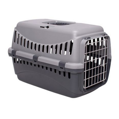 Bergamo Gipsy Metal Door Pet Carrier Light Grey Small