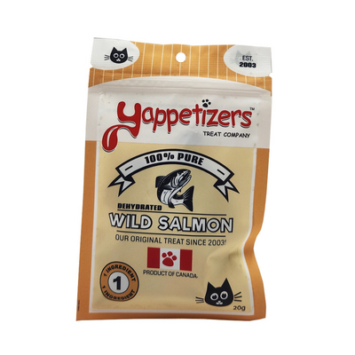 Yappetizers Dehydrated Salmon Cat Treats