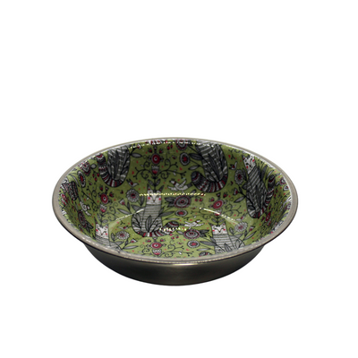 Baxter & Bella Floral Cat Bowl