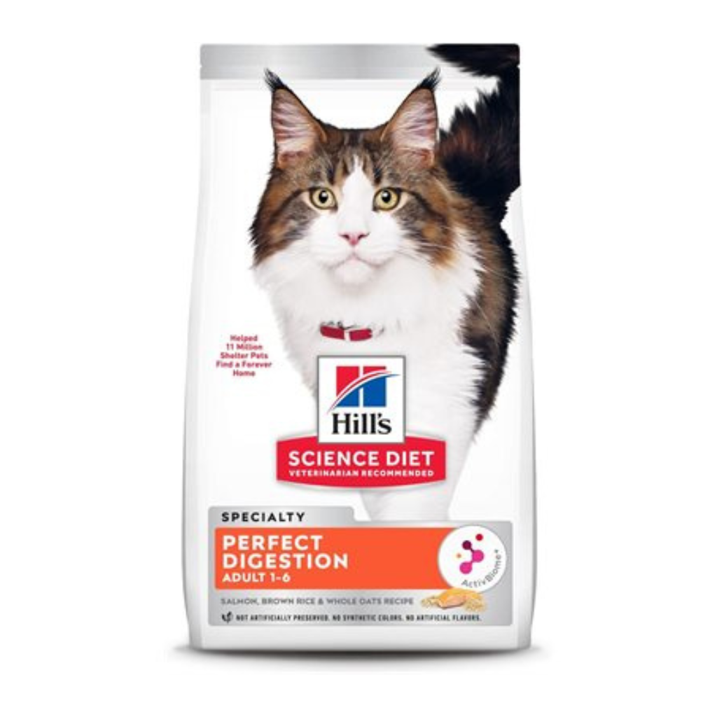 Hill's Science Diet Perfect Digestion Salmon Brown Rice & Whole Oats Cat Food