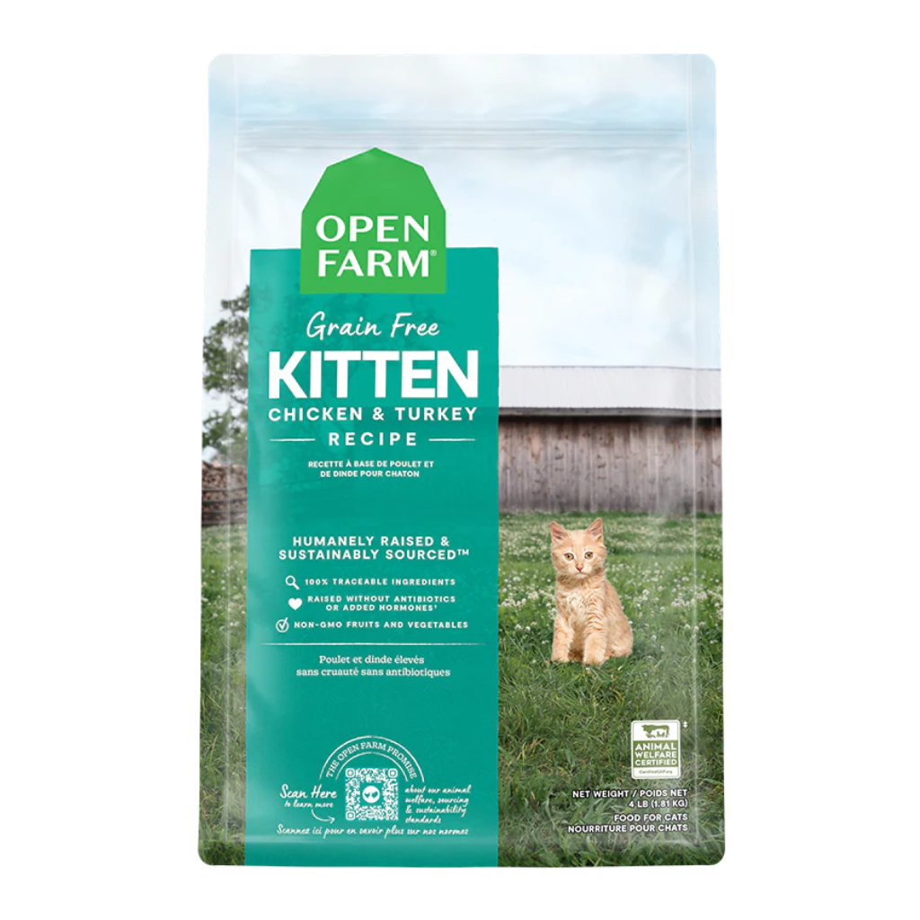 Open Farm Grain Free Chicken And Turkey Kitten Food