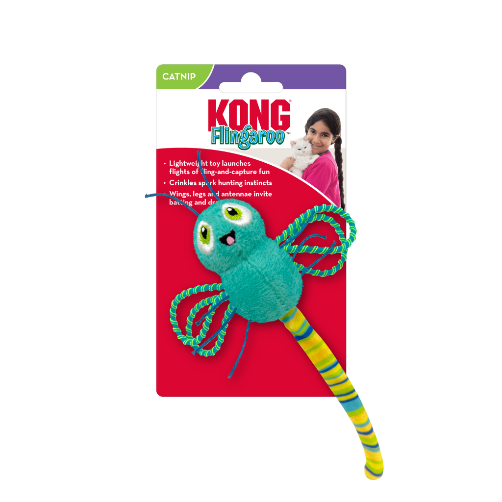 KONG Flingaroo Dragonfly Cat Toy