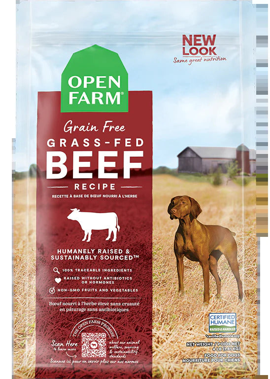 Open Farm Grain Free Grass Fed Beef Dog Food