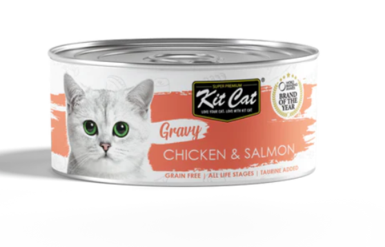 Kit Cat Gravy Series Chicken & Salmon