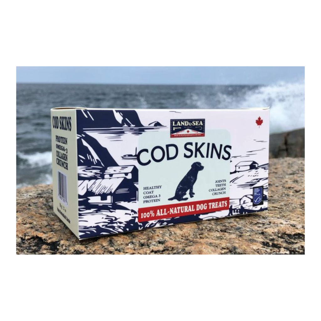 Land & Sea Cod Skin Quality Cuts Dog Treats