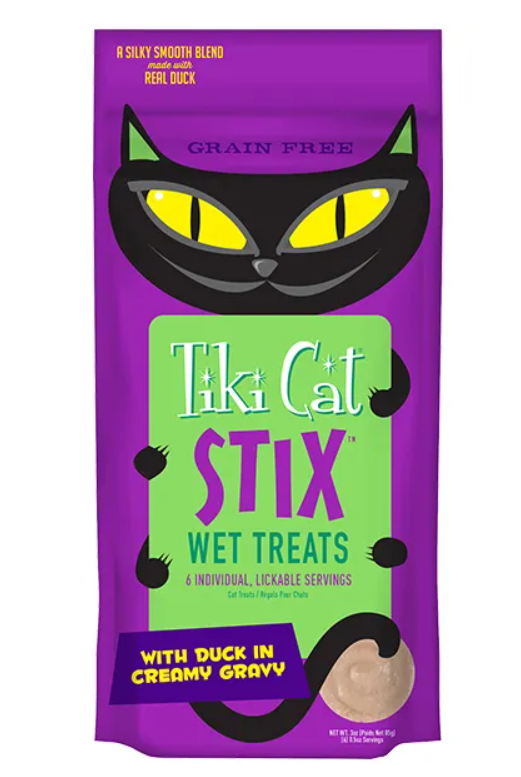 Tiki Cat Stix Duck Cat Treat