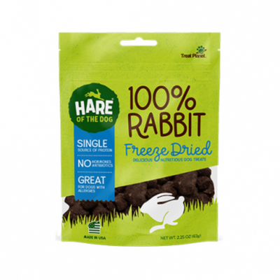 Etta Says! Hare of the Dog Freeze-Dried Dog Treats - Rabbit