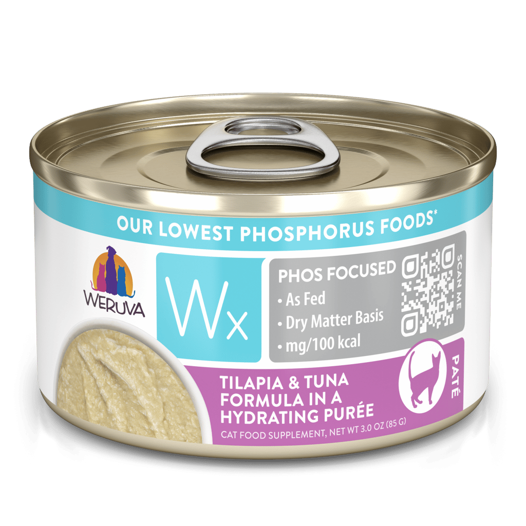 Weruva WX Phos Focused Tilapia & Tuna Formula in a Hydrating Purée