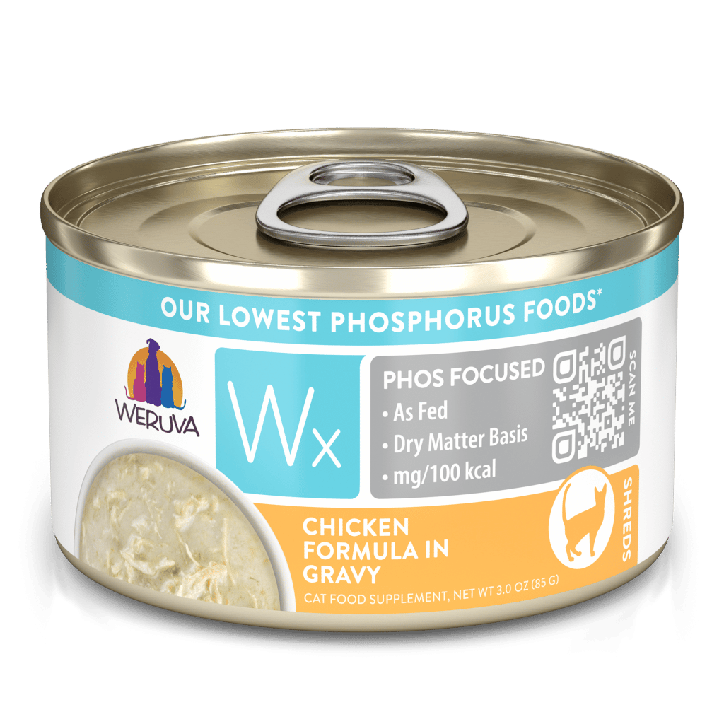 Weruva WX Phos Focused Chicken Formula in Gravy Cat Can
