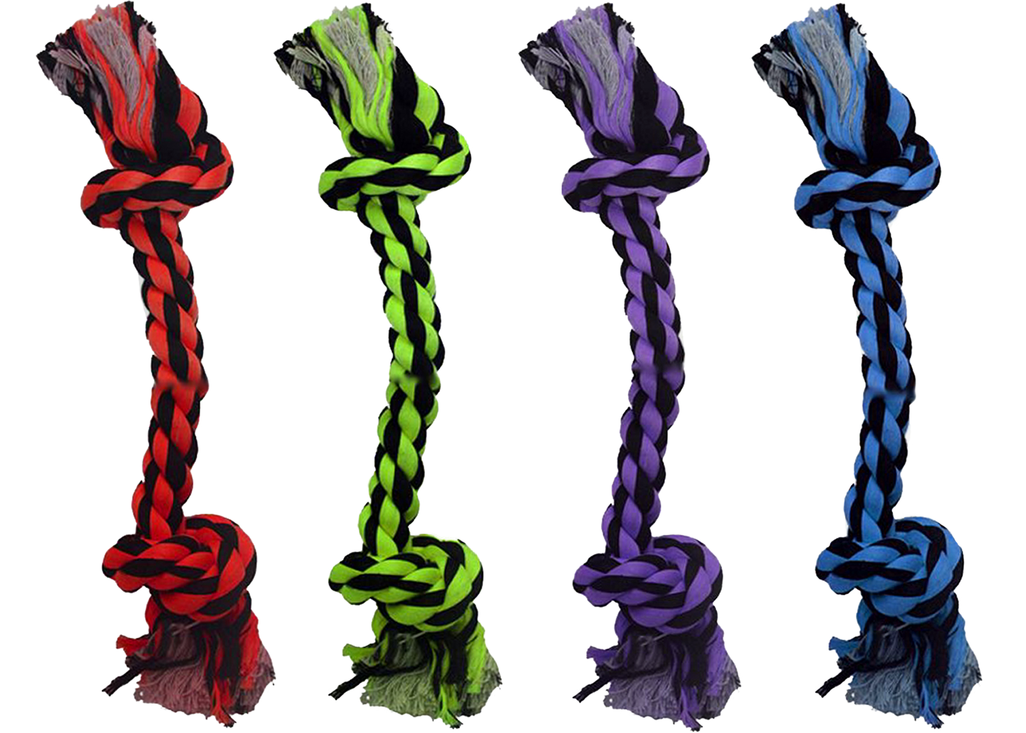 Multipet Nuts For Knots 2-Knot Rope 6" Dog Toy