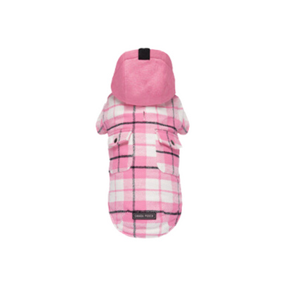 Canada Pooch The Shacket - Pink Plaid