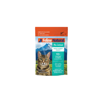 Feline Natural Hoki & Beef Feast Cat Pouch