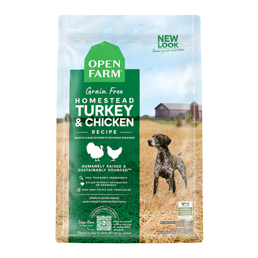 Open Farm Grain Free Homestead Turkey and Chicken Dog Food