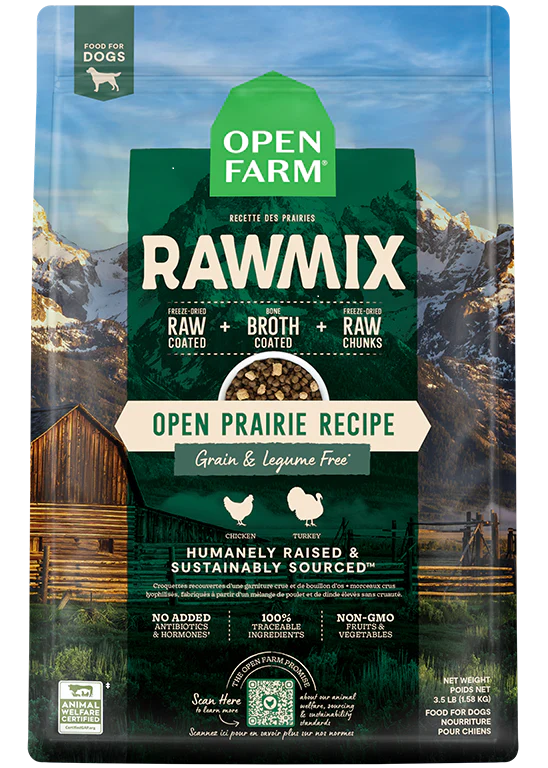 Open Farm RawMix Grain Free Open Prairie Dog Food