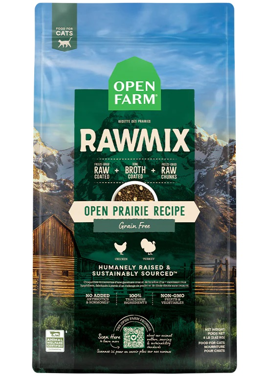 Open Farm RawMix Open Prairie Grain-Free for Cats
