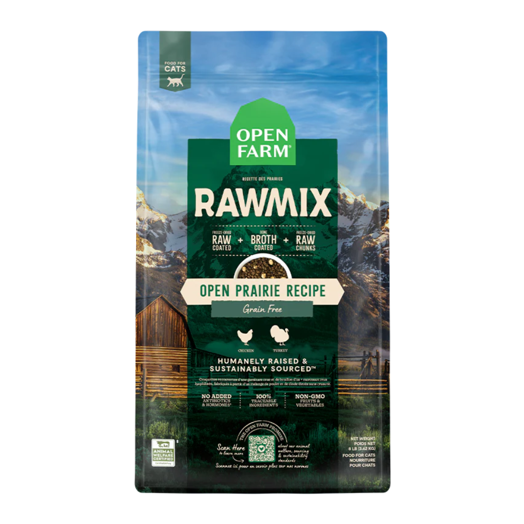 Open Farm RawMix Open Prairie Grain-Free Cat Food