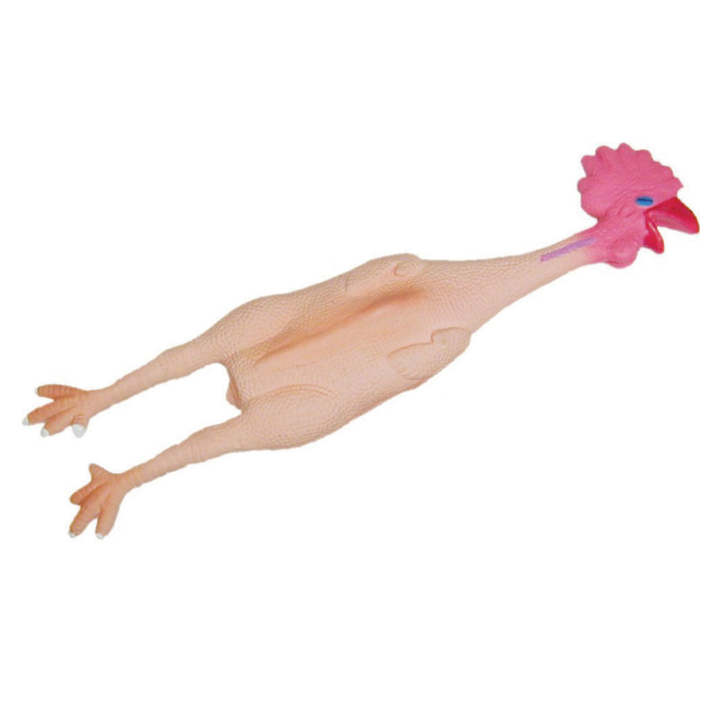 Burgham Latex Chicken Large Dog Toy