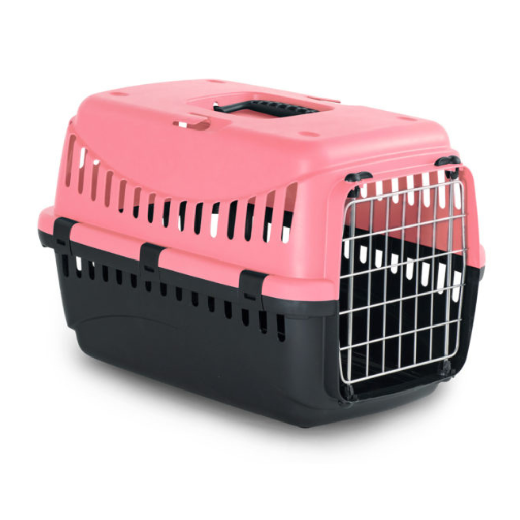 Bergamo Gipsy Metal Door Pet Carrier Coral Large