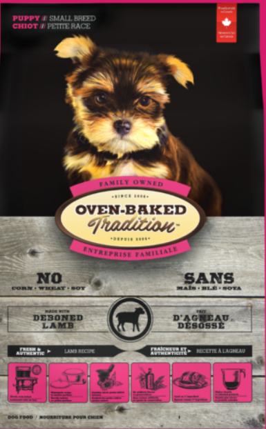Oven-Baked Tradition Small Breed Puppy Lamb Recipe