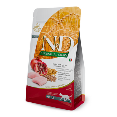 Farmina N&D Ancestral Grain Chicken & Pomegranate Adult Cat Food