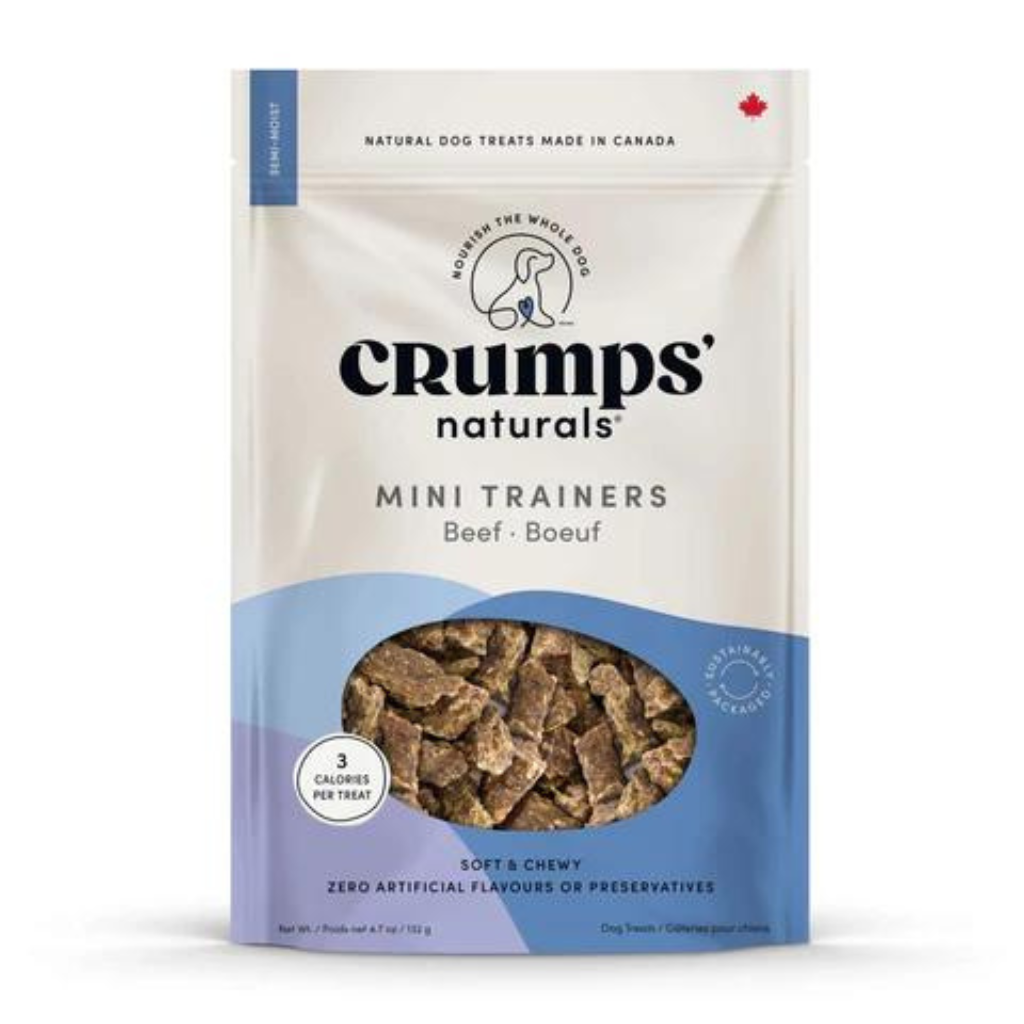 Crumps Semi Moist Beef Mini Trainers Dog Treats