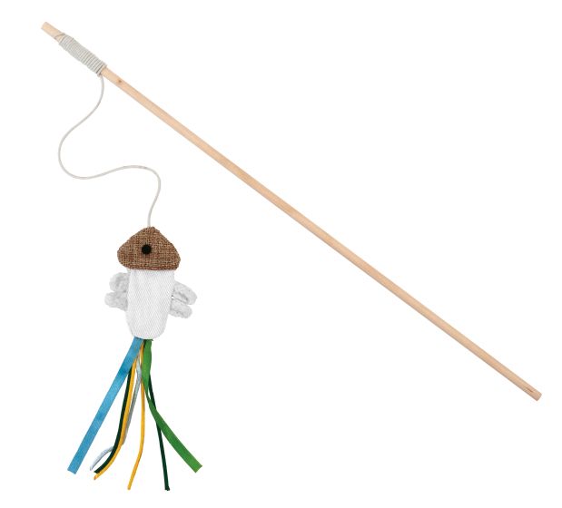 Bud-Z Swing Stick Jelly Fish Beige Cat Toy