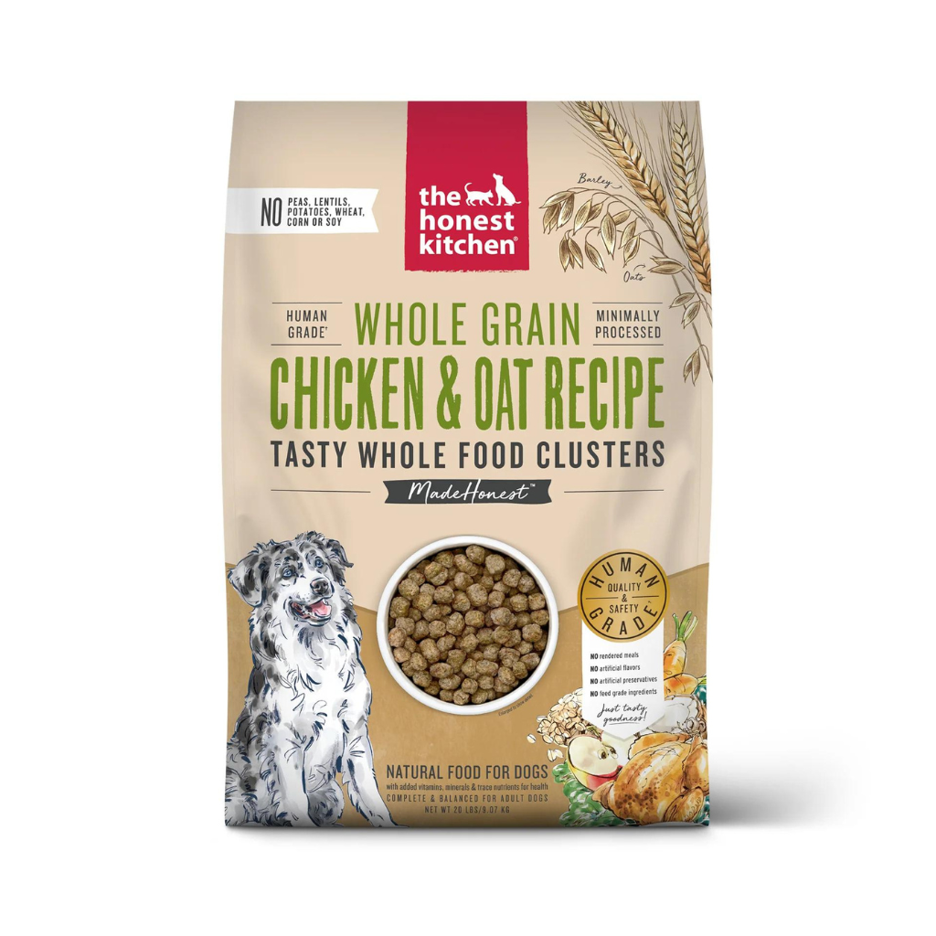 The Honest Kitchen Whole Grain Chicken & Oat Clusters Dog Food