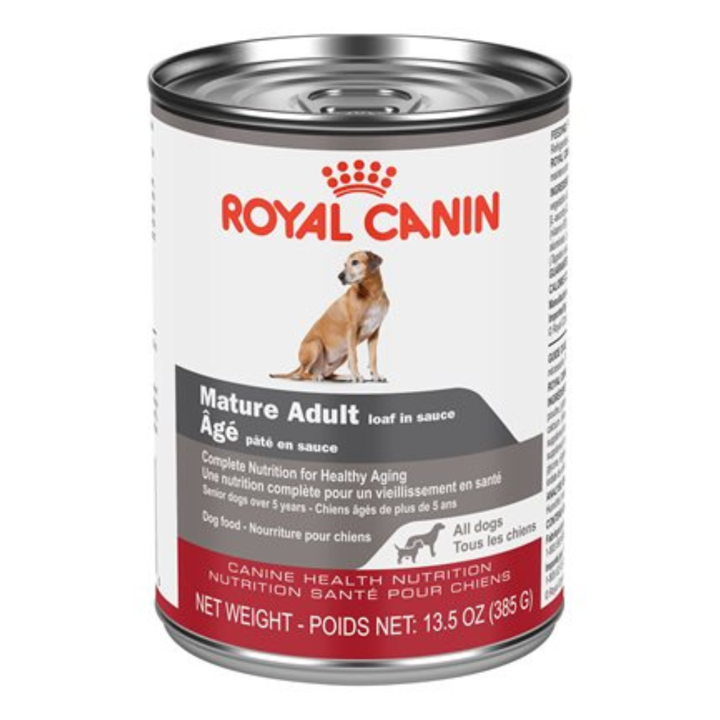 Royal Canin Canine Health Nutrition Mature Adult Loaf in Sauce Dog Can