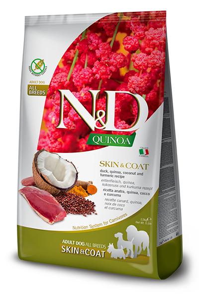 N&D Quinoa Functional Canine Skin & Coat Duck Dog Food