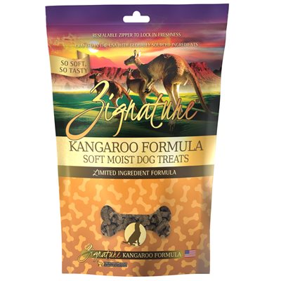 Zignature Kangaroo Soft Moist Treats for Dogs