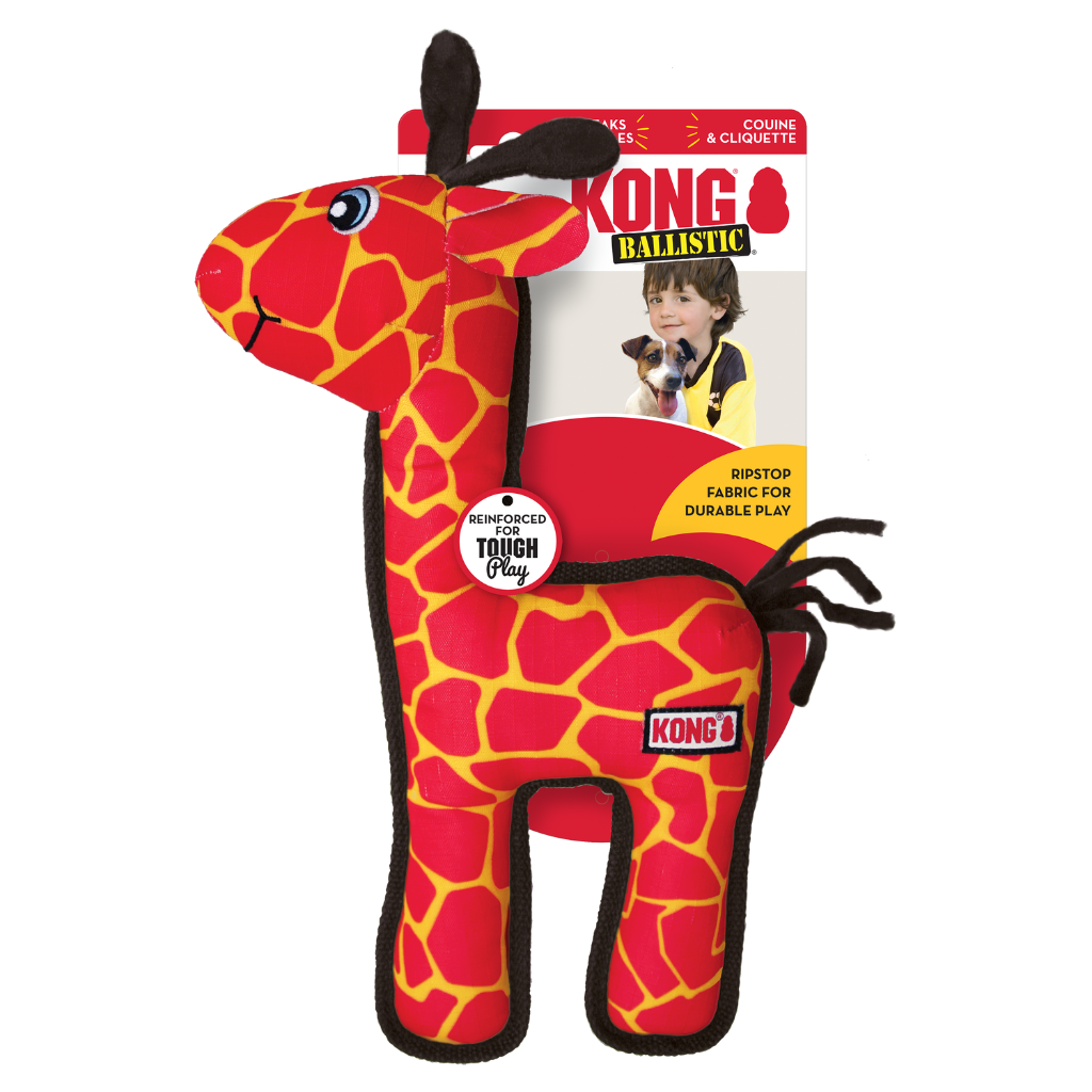 KONG Ballistic Giraffe Medium/Large Dog Toy