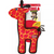 KONG Ballistic Red Giraffe Dog Toy with Ripstop Fabric for Durable Play