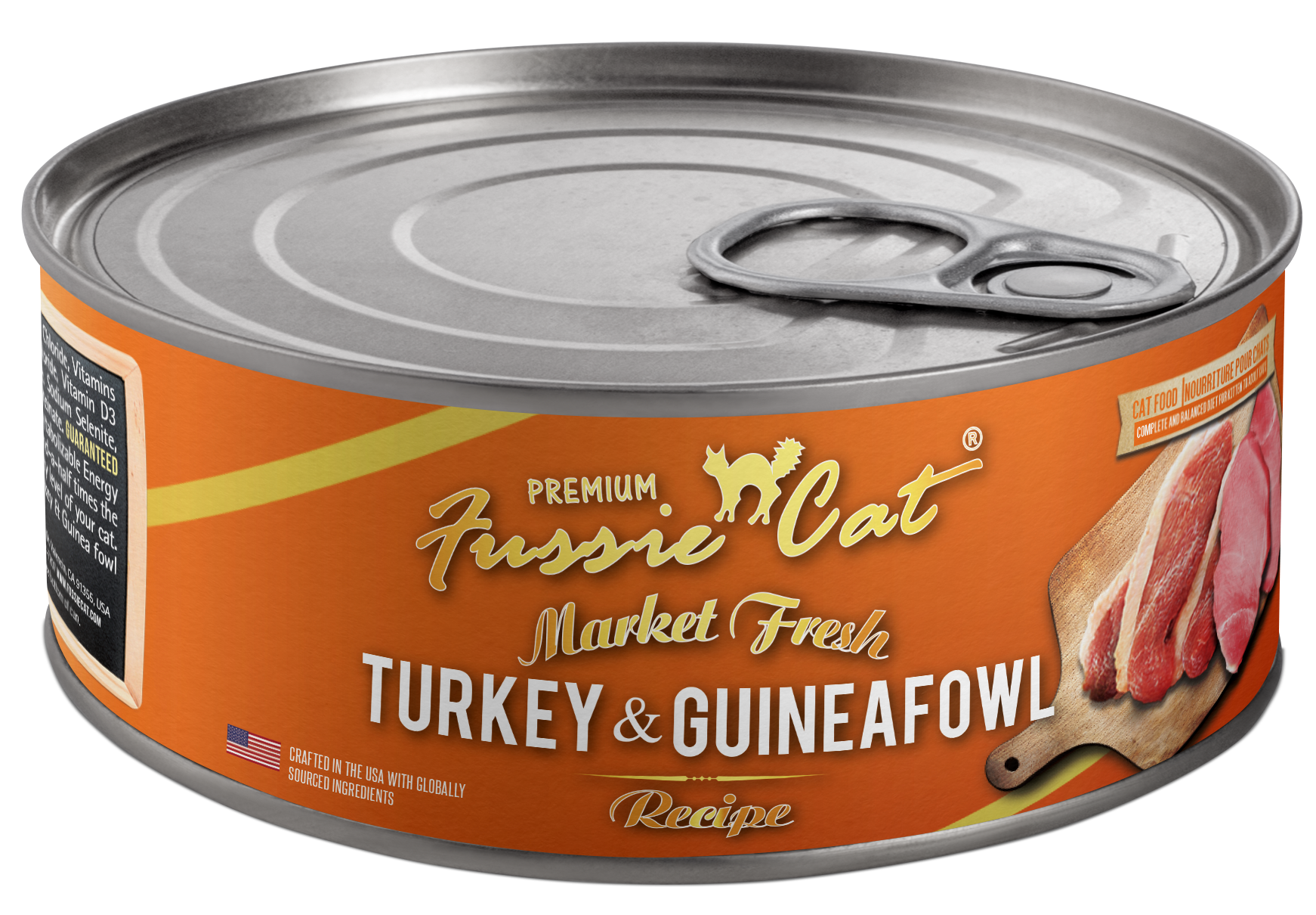 Fussie Cat Market Fresh Can - Turkey & Guineafowl