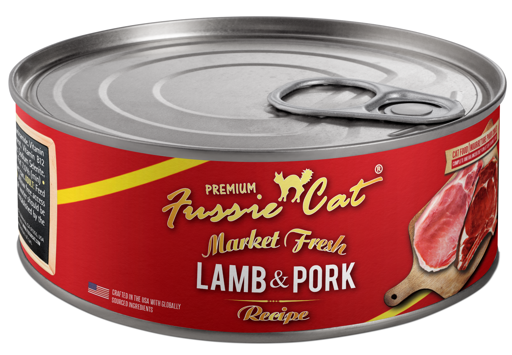 Fussie Cat Market Fresh Can - Lamb & Pork