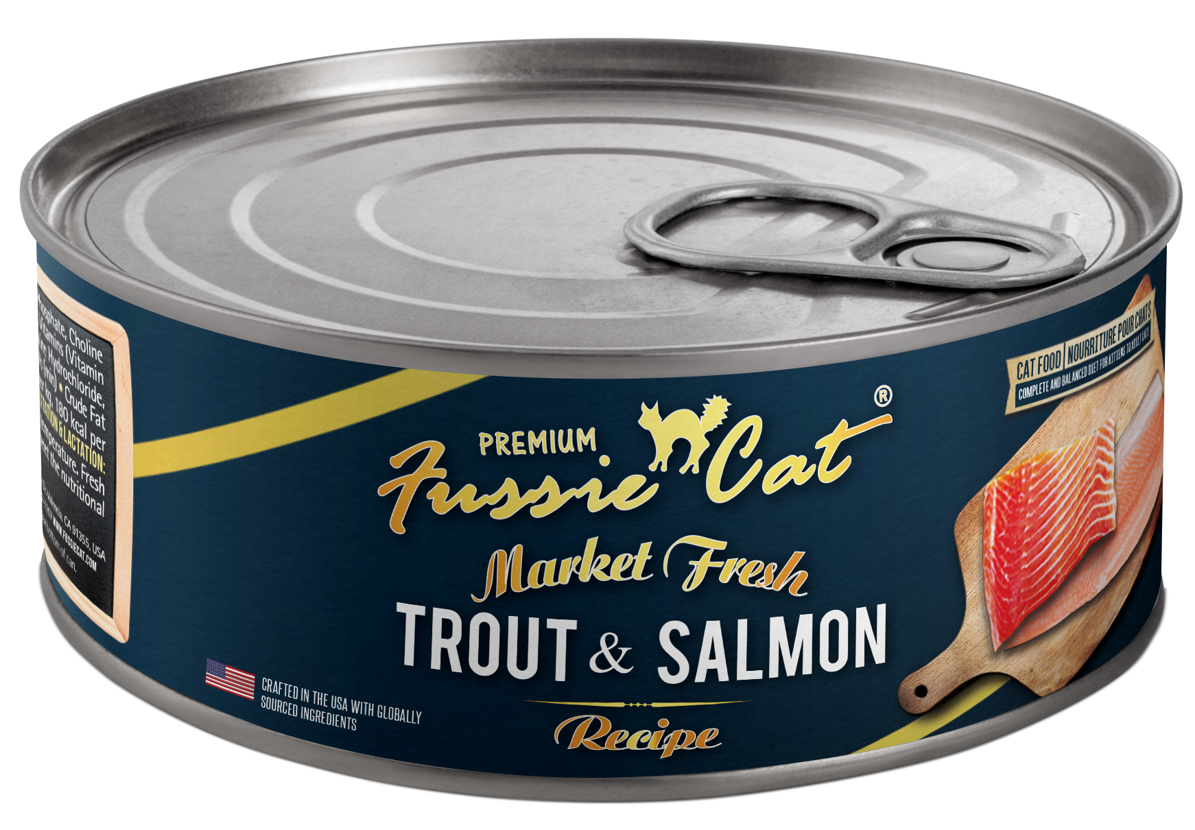 Fussie Cat Market Fresh Can - Trout & Salmon