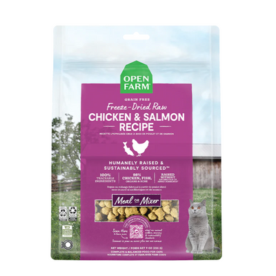 Open Farm Freeze-Dried Raw Morsels Chicken & Salmon Cat Food