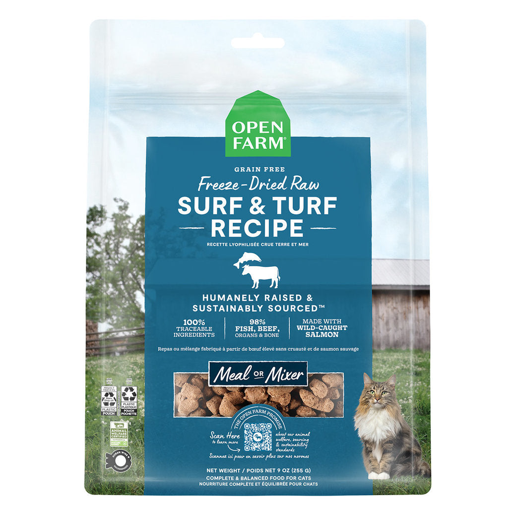Open Farm Surf & Turf Freeze-Dried Raw Morsels Freeze-Dried Cat Food