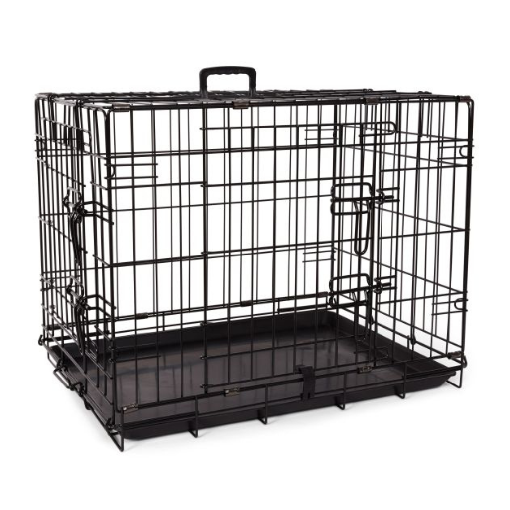 Bud'Z Deluxe Dog Crate with Foldable Double Doors