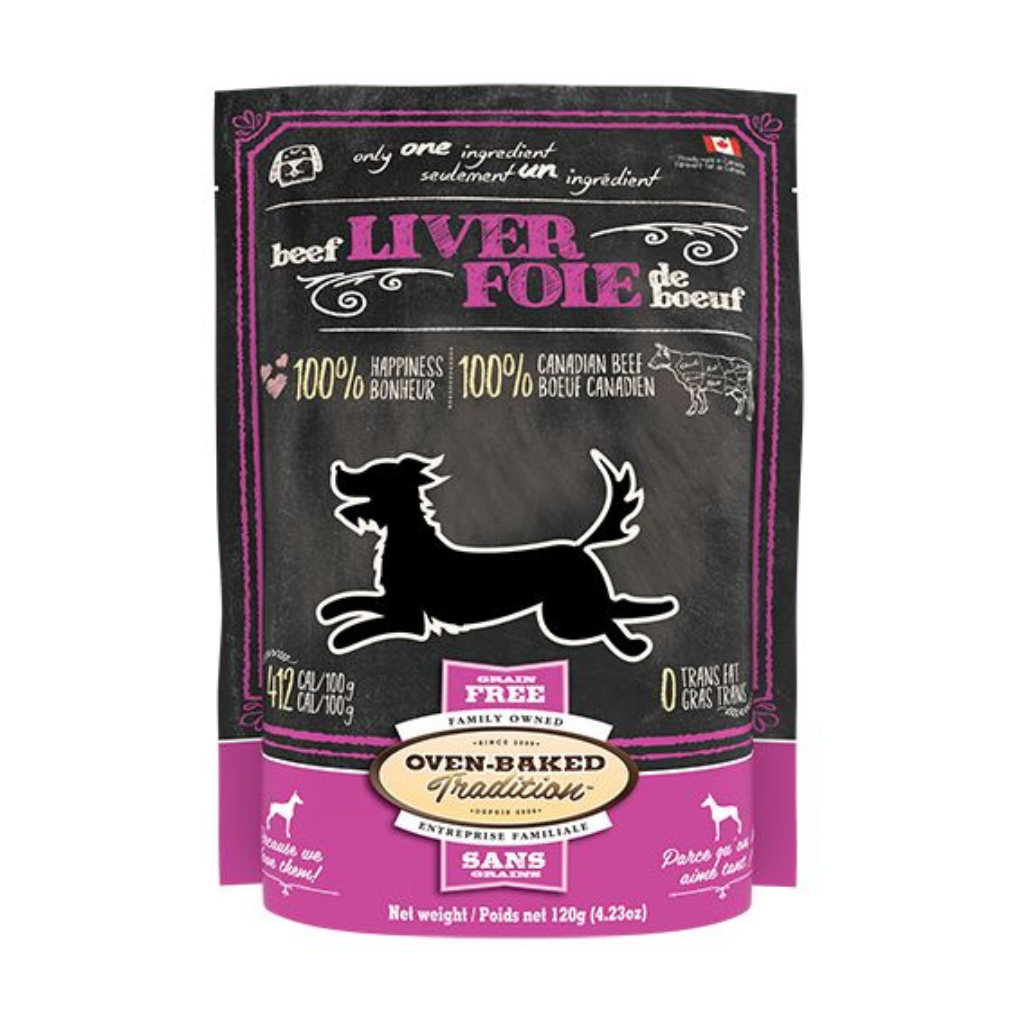 Oven-Baked Tradition Dehydrated Beef Liver Dog Treats