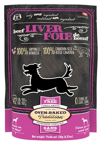 Oven-Baked Tradition Dehydrated Beef Liver Dog Treat