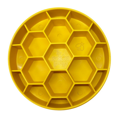 SodaPup eBowl Honeycomb - Yellow