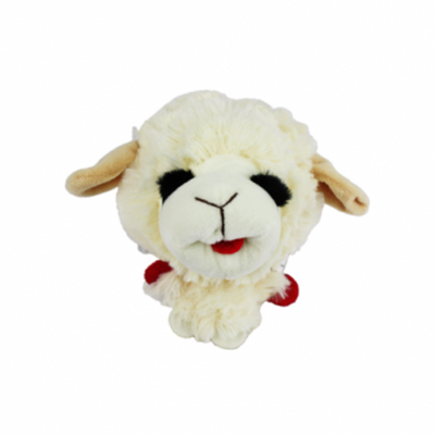 Multipet Lamb Chop Knobby Noggin 4" Dog Toy