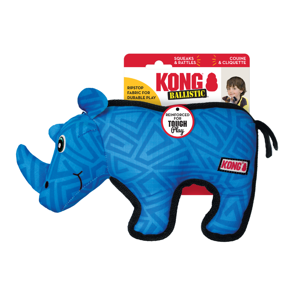 KONG Ballistic Rhino Medium/Large Dog Toy