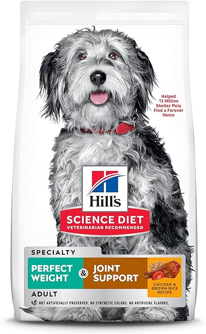 Hill's Science Diet Adult Perfect Weight & Joint Support Chicken Recipe Dry Dog Food